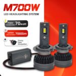 M700 H7 70W 7000LM White LED Headlight Bulbs 2Pcs