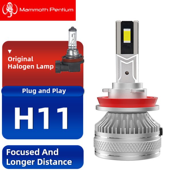 P65 65W 6500LM White LED Headlight Bulbs 2Pcs