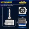 D1S D3S D8S Xenon HID Car Bulbs 35W 4300K 5500K 6500K 12V