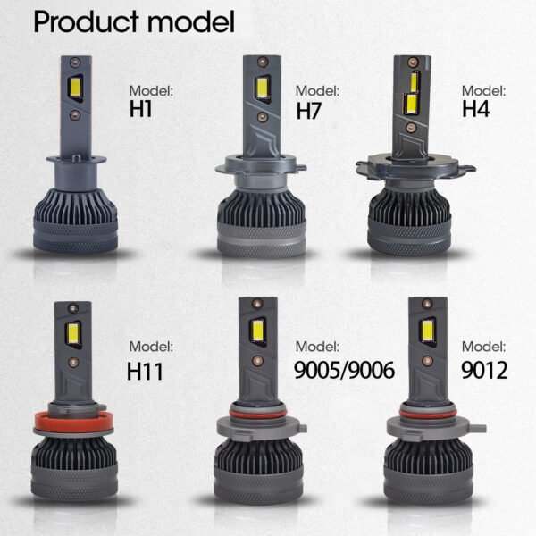 M700 H7 70W 7000LM White LED Headlight Bulbs 2Pcs